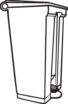 Produktbild Vepa Bins Industrie-Treteimer (87 l)