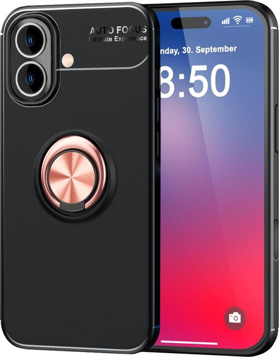 Produktbild Nalia Matte Ring Silikon Hülle (Apple iPhone 16 Plus)