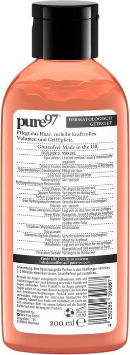 Produktbild Pure97 Wildrose & Baobab Spülung (200 ml)