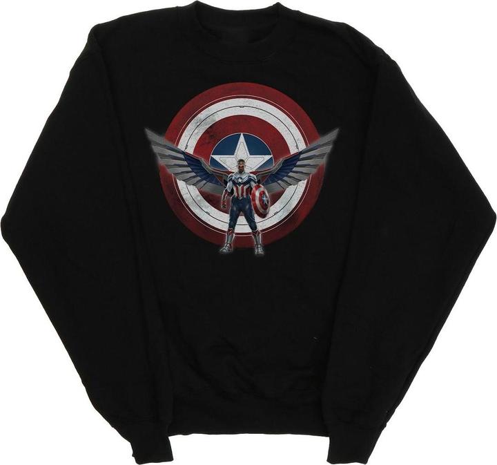 Image du produit - Sweat FALCON AND THE WINTER SOLDIER CAPTAIN AMERICA SHIELD POSE - Garçon (128)