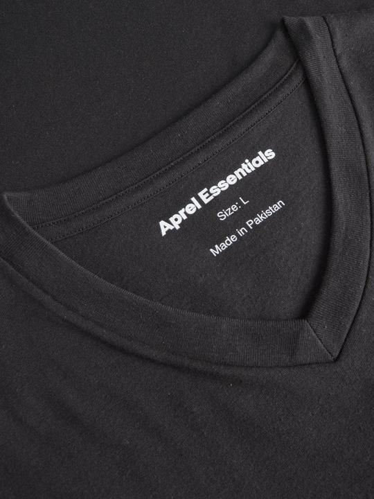 Actual product image Aprel 3-pack Unicoloured V-neck T-shirt T-shirt (XL)