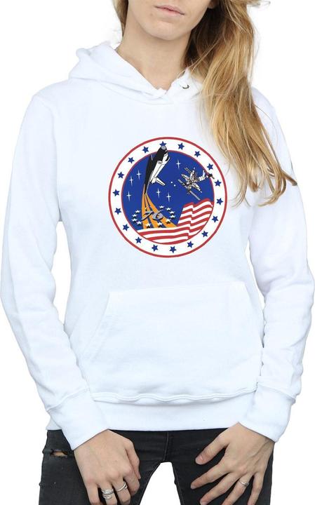 Immagine prodotto Nasa Classic Rocket 76 Felpa con Cappuccio Donna (XXL)