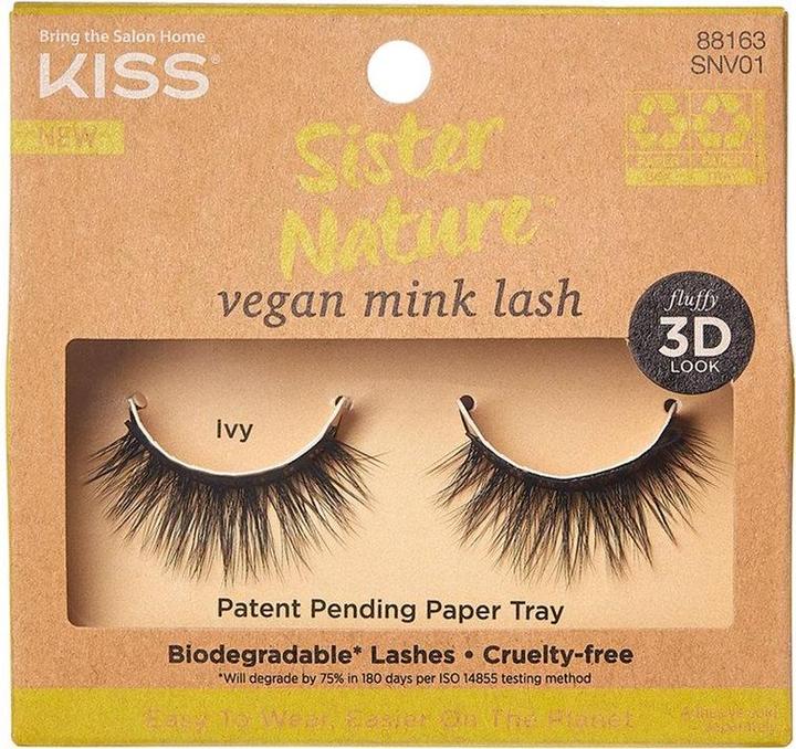 Actual product image KISS Sister Nature Vegan Mink Lashes Ivy (Artificial eyelashes)