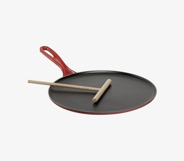 Actual product image Le Creuset Signature (27 cm, Crêpe pan, Cast iron)