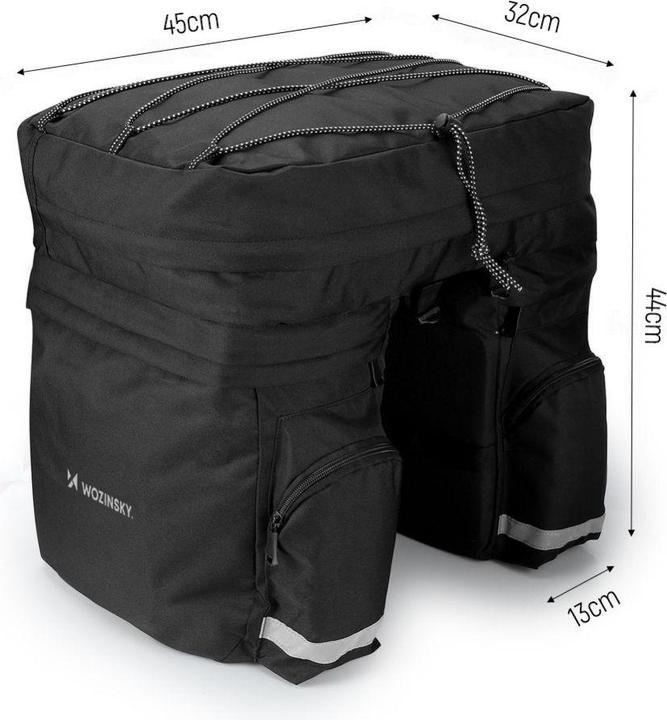 Actual product image Wozinsky Universal (60 l, Luggage carrier bag)