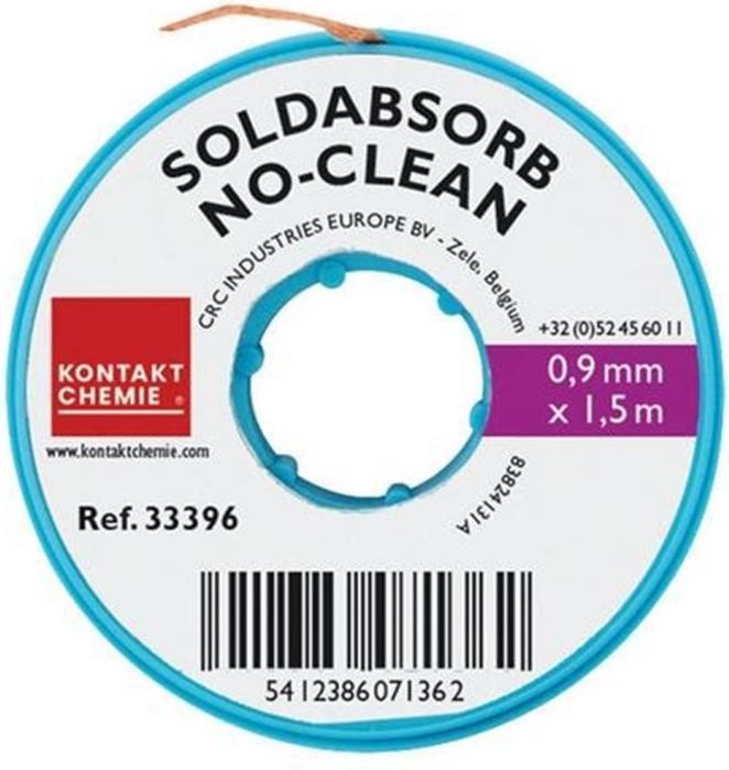 Kontakt Chemie Entlötlitze SOLDABSORB 0.9 mm x 1.5 m (Entlötset)