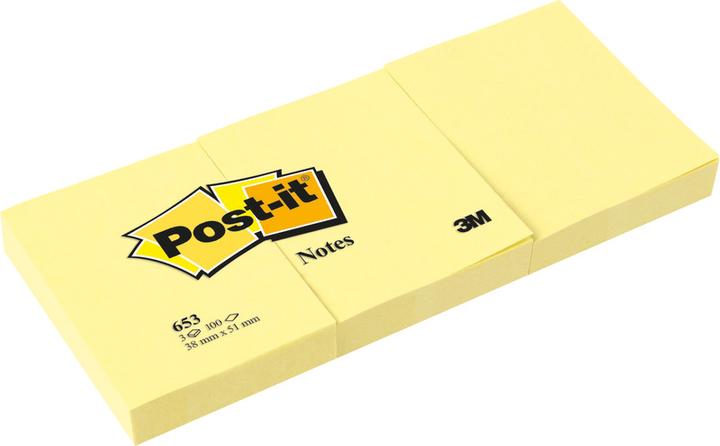 Produktbild Post-it 653y (38 x 51 mm)