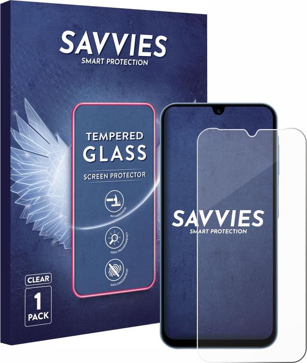 Savvies Verre blindé Protection d'écran (1 pièce(s), Samsung Galaxy A15)