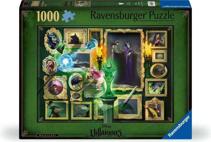 Actual product image Ravensburger Jigsaw Puzzle 1000 pieces 12000037 - Disney Villainous Maleficent - The popular characters (1000 pieces)