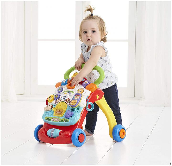Produktbild VTech 505603 Baby Interactive with Activities My First Walk with Melodies and Phrases (English Versi