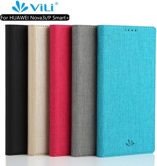 Produktbild MU Classic Leder Bookcover Hülle (Huawei P Smart+)