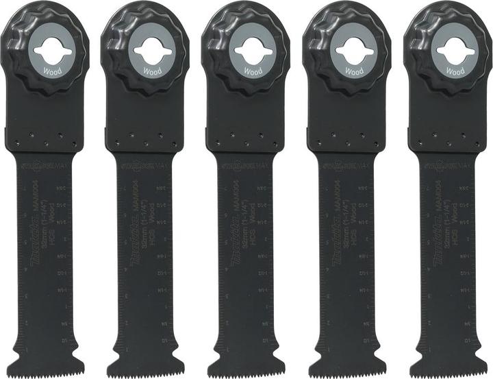 Produktbild Makita Tauchsägeblatt MAM004 32x80mm 5 Stück Starlock Max Multitool B-66438-5