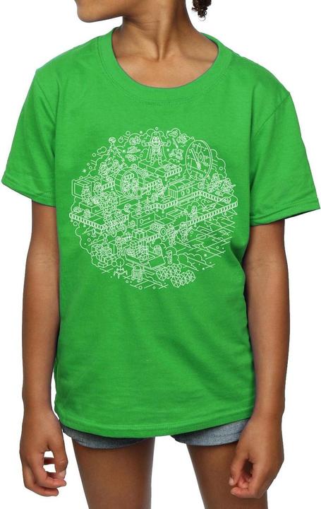 Immagine prodotto Star Wars Christmas Death Star Maglietta Ragazze (152, 158)