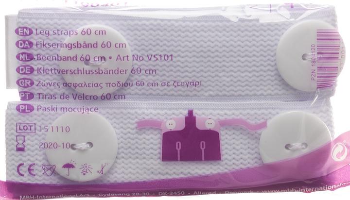 Actual product image Cosanum Velcro strap for uro leg bag, 2 pieces