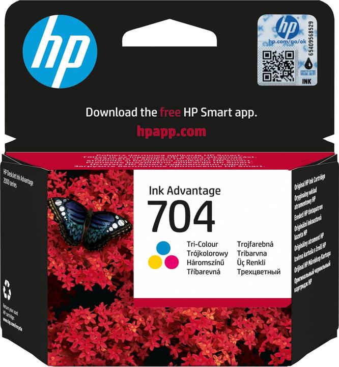 Produktbild HP 704 - Farbe (Cyan, Magenta, Gelb) - Original (M, C, Y)