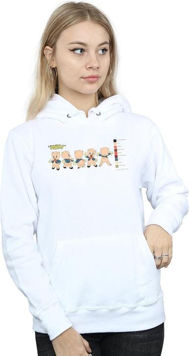 Produktbild Looney Tunes Porky Pig Colour Code Kapuzenpullover (M)