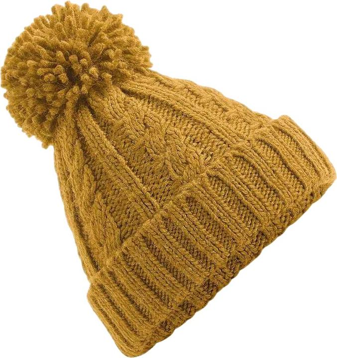 Beechfield Zopfmuster Melange Beanie (One Size)