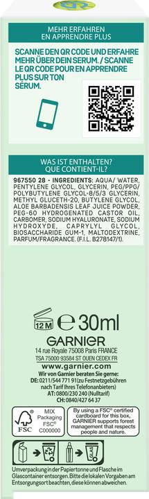 Actual product image Garnier Natural (30 ml)