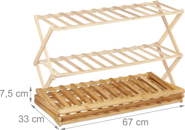 Productafbeelding Relaxdays Schoenrek (67 x 26 x 46 cm)