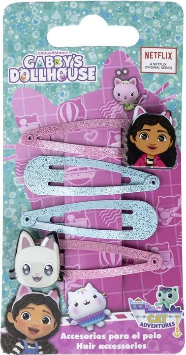 Produktbild Gabby's Dollhouse Haarspangen 4 Stücke Rosa (4 Stk.)