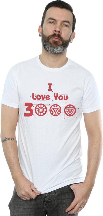 Actual product image Mens Avengers Endgame I Love You 3000 Circuits T-Shirt (3XL)