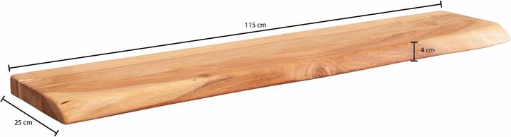 Actual product image Wohnling Wandregal (120 x 25 x 4 cm)