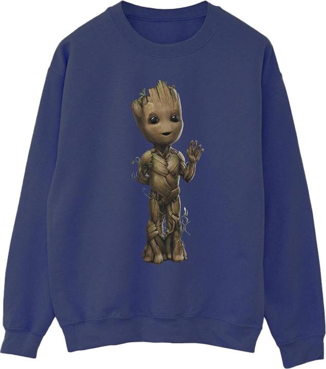 Actual product image Mens I Am Groot Wave Pose Sweatshirt (L)