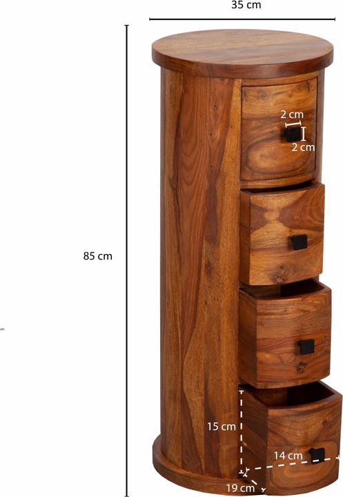 Productafbeelding Wohnling Dressoir (35 x 35 x 85 cm)