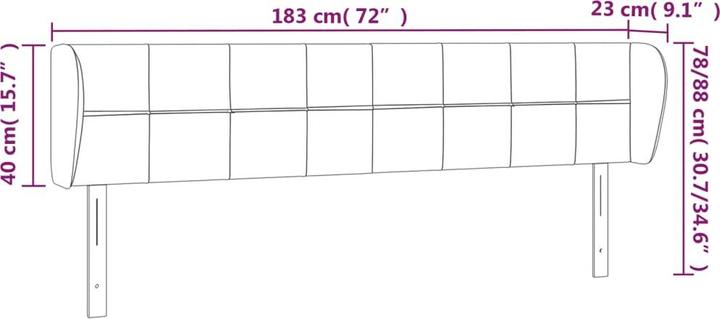 Produktbild VidaXL Kataleya (203 x 23 x 128 cm)
