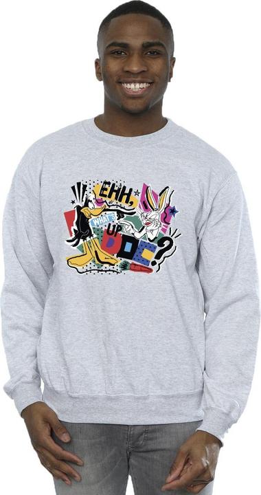 Actual product image Looney Tunes Mens What's Up Doc Pop Art Sweatshirt (M)