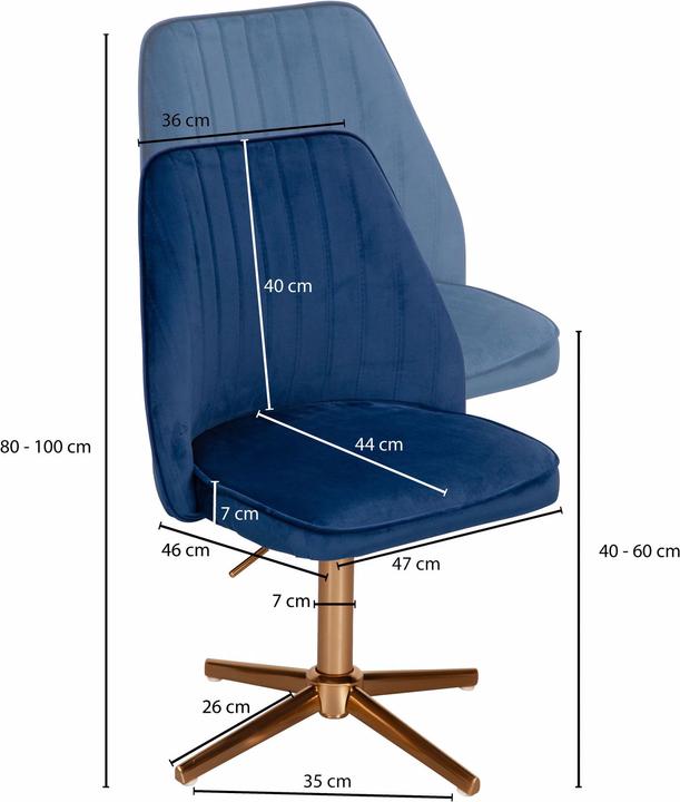 Actual product image Wohnling Drehstuhl