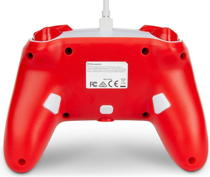 Immagine prodotto PowerA Controller per Nintendo Switch (con cavo, Mario Red/White, licenza ufficiale) (Switch)