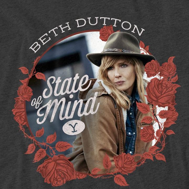 Actual product image Yellowstone Unisex Adult State Beth Dutton T-Shirt (L)