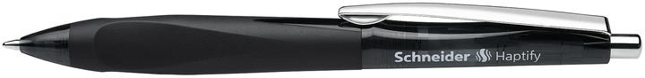Image du produit Schneider Stylo à bille rétractable Haptify Clip-on Medium (e) (Noir, 1 x)