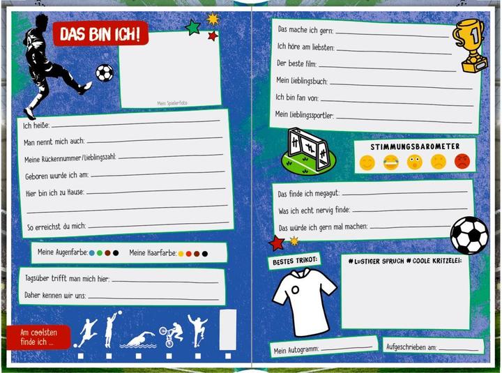 Produktbild Freundebuch - Fussball - Meine Freunde (Deutsch, Felix Möller, 2020)