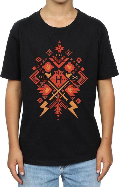 Image du produit - T-shirt CHRISTMAS FAIR ISLE - Garçon (152, 158)