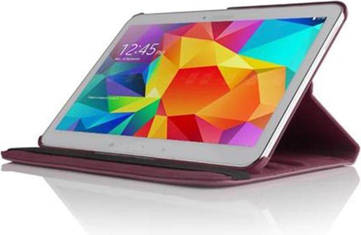 Actual product image Cadorabo Tablet Book Rubber (NO Wake Up) Cover (Galaxy Tab 4)