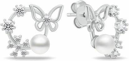 Image du produit Brilio Silver - Boucles d'oreilles argent Abeilles avec zircons EA1083W