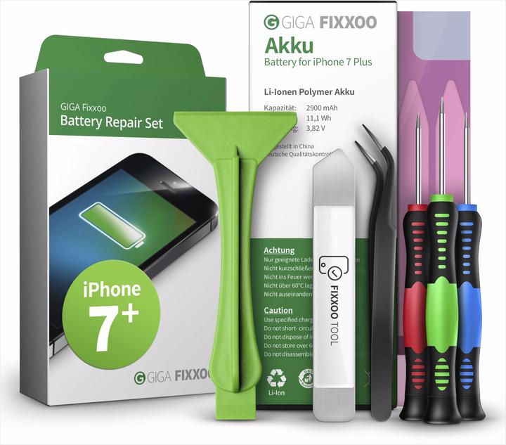 Giga Fixxoo iPhone 7 Plus Akku Komplettset
