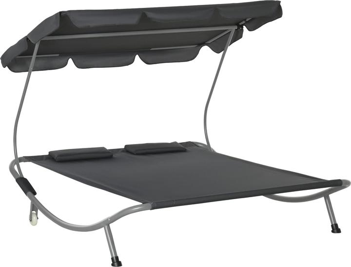 Outsunny Doppelliege mit Dach (200 cm)