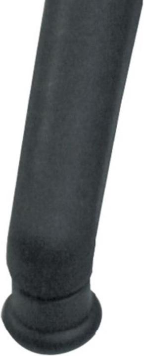 Produktbild Lotz Drehhocker mit Bodengleitern PU-Schaum blau Sitzhöhenverstellung 490-680 mm