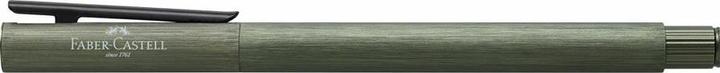 Actual product image Faber-Castell Stylo-plume Neo Slim Aluminium vert F (Olive green)