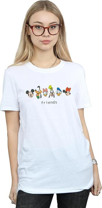 Actual product image Disney Womens/Ladies Mickey Mouse And Friends Cotton Boyfriend T-Shirt (3XL)
