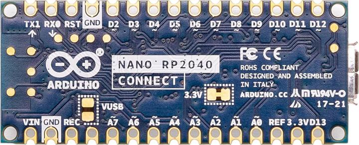 Immagine prodotto Arduino Scheda di sviluppo Nano RP2040 Collegare senza strisce di pin