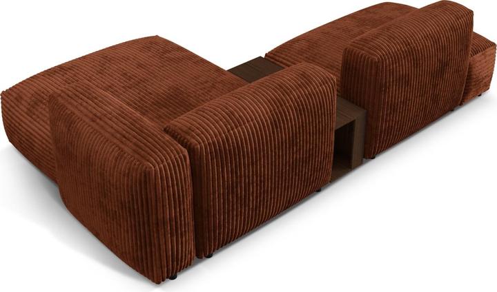 Image du produit Micadoni Canapé D'Angle Droit Modulaire, "Martina", 2 Places, 285x176x75 Fabriqué en Europe (Canapé d'angle)