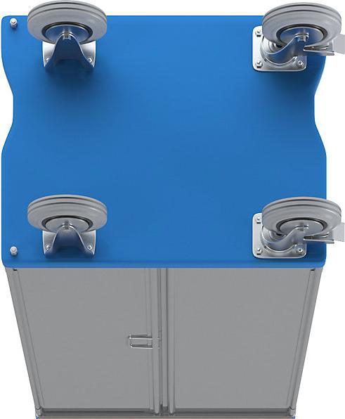 Produktbild kaiserkraft Schrankwagen aus Alu (300 kg)