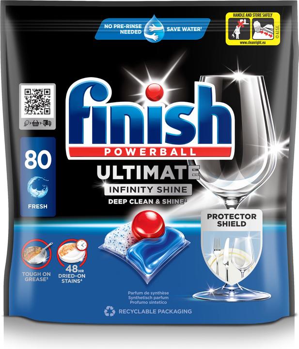 Produktbild Finish Ultimate Infinity Shine (Tabs, 80 Waschgänge)
