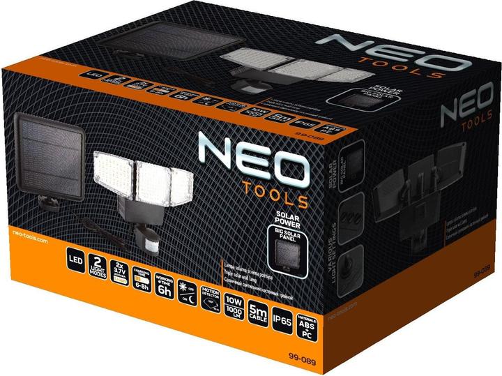 Actual product image Neo Triple LED Solar Wall Light, 1000 lm (1000 lm)