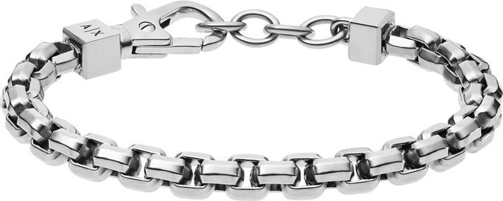 Armani Exchange Bracciale in acciaio da uomo alla moda AXG0045040 (20.50 cm, Acciaio inossidabile)