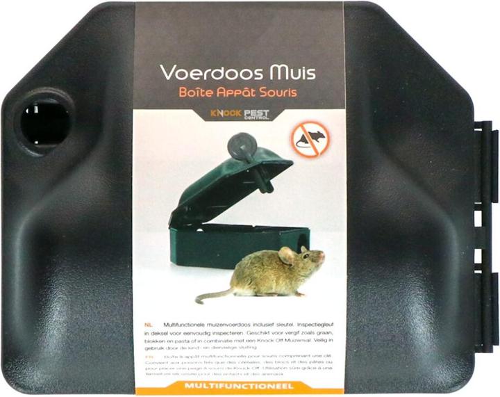 Actual product image Knock Off Mouse bait box with key